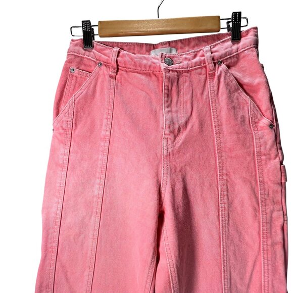 BDG Urban Outfitters High Rise Carpenter Jeans Pants Pink Denim 26 Womens - Picture 8 of 16